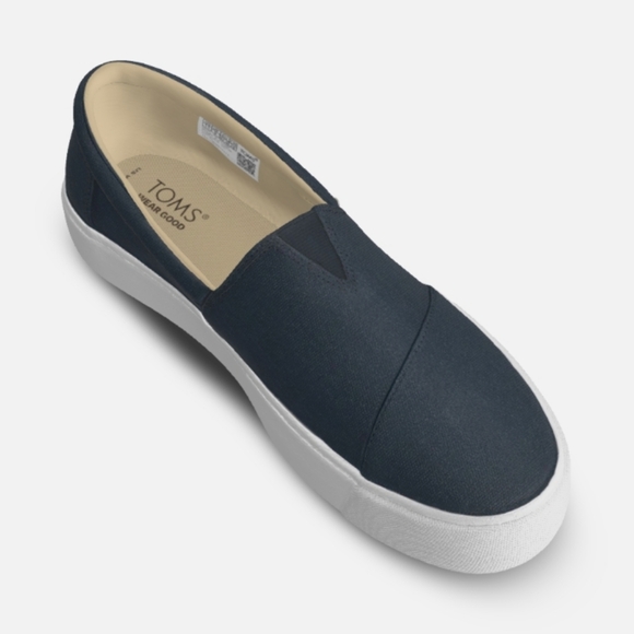 TOMS • Fenix Platform Blue Canvas • 9.5 - 10 - Picture 8 of 16